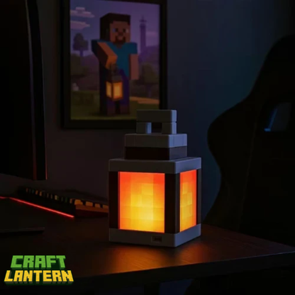 Lanterna Pixelata che Brilla di Magia